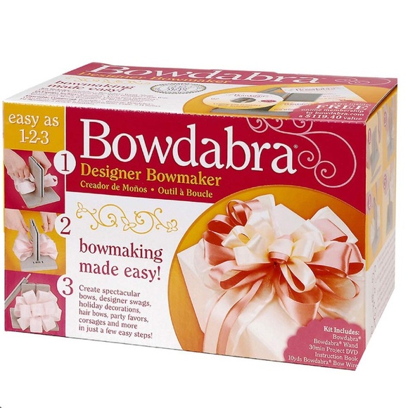 Bowdabra Bow Maker & Ribbons Bundle - Picture 2 of 13